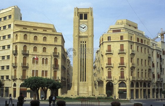 贝鲁特市中心位于东部Lebanon的海岸图片