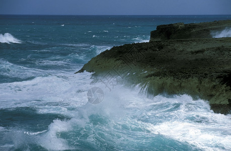 拉丁美洲加勒比海的多米尼加PuntaCana村海岸图片