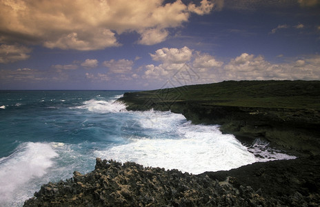 拉丁美洲加勒比海的多米尼加PuntaCana村海岸图片