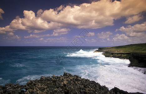 拉丁美洲加勒比海的多米尼加PuntaCana村海岸图片