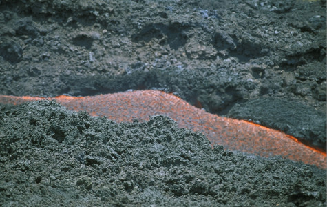 非洲印度洋留尼汪岛四经火山的地貌平原图片