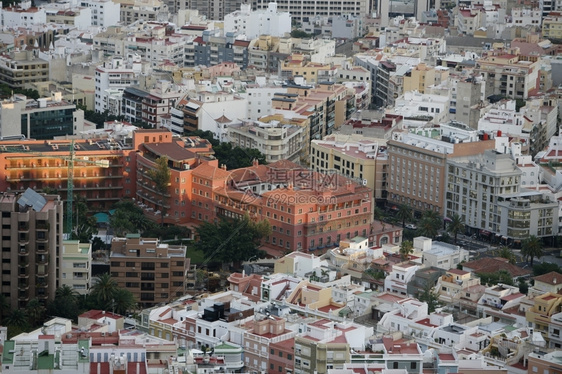 圣克鲁斯市对特内里费岛大西洋班牙加那利群岛的看法图片