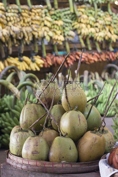 东南亚缅甸仰光市附近场水果的可图片