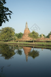 泰国东南部Bangkok以北的Ayutthaya市历史公园古迹寺庙图片