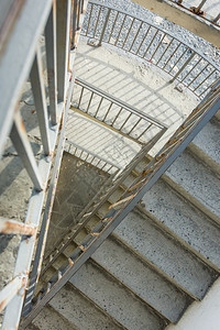 最初的街道楼梯从上到下图片