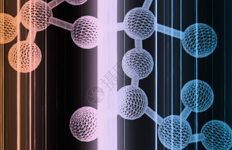 药物研究数据作为科学艺术图片