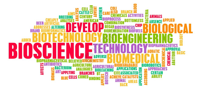生物科学或技术作为科学生物概念图片