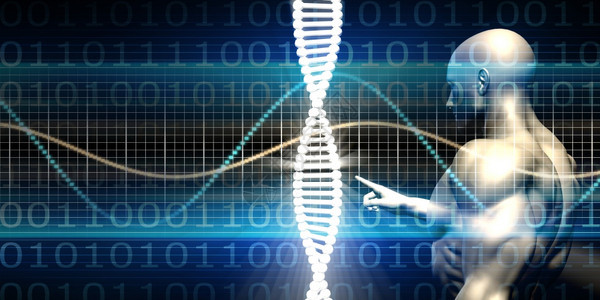 生物技术作为研究摘要背景艺术图片
