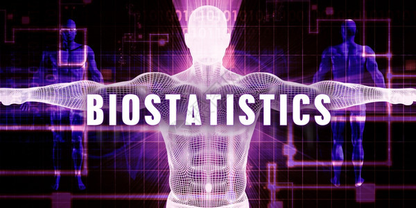 生物统计作为数字技术医学概念艺图片