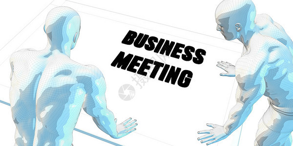 商业会议讨论和务概念艺术商业会议背景图片