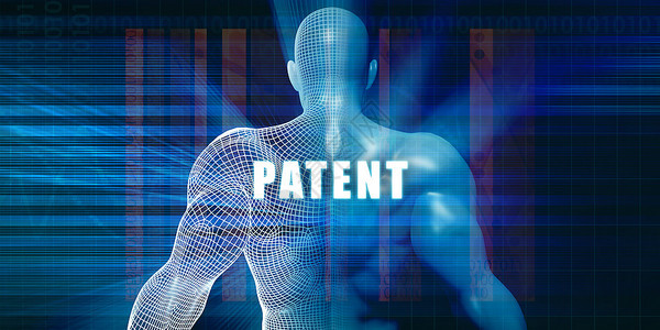 专利作为未来概念摘要背景图片