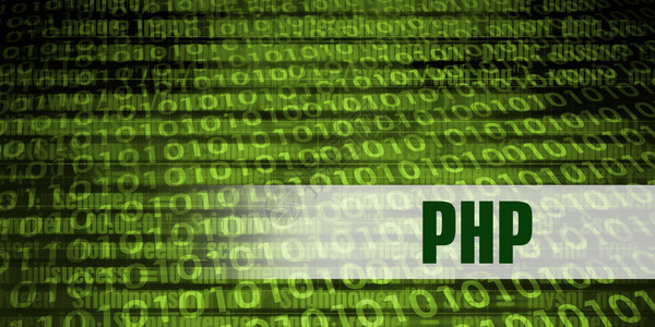 Php绿色二进制背景的编码语言图片