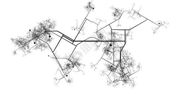 城市发展和扩大的运输系统图片