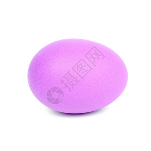 白色背景的紫东方蛋图片
