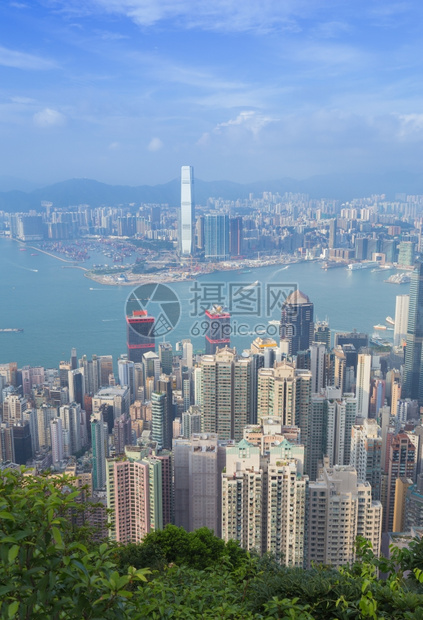 香港的天际线图片