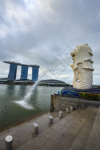 新加坡市Merlion公园图片