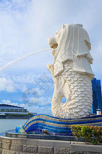 新加坡市Merlion公园图片