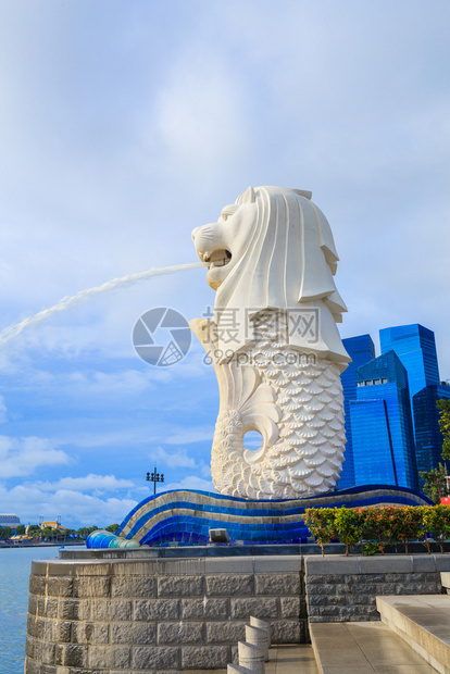 新加坡市Merlion公园图片