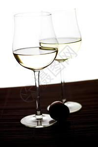 白底玻璃杯红酒背景图片