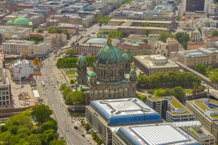 柏林博物馆的空中景象图片