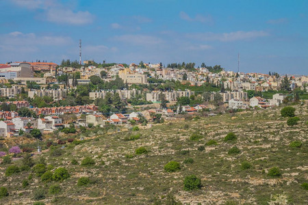 Ariel市景Ariel是位于以色列西岸的一个城市图片