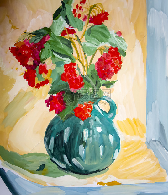 静物画一幅描绘静物的画一个有花的花瓶静物画描绘静物的画一个有花的花瓶高清图片下载 正版图片 摄图网 静物画一幅描绘静物的画一个有花的花瓶静物画描绘静物的画一个有花的花瓶高清图片下载 正版图片 摄图网