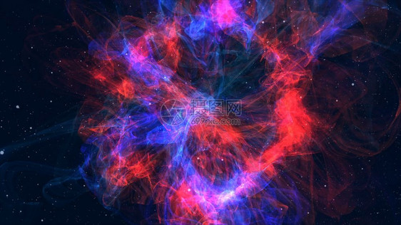 银河系动画接近奇妙和多彩星云现实的银河系图片