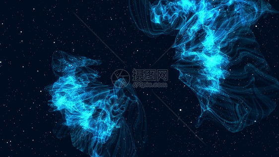 银河系动画接近奇妙和多彩星云现实的银河系图片