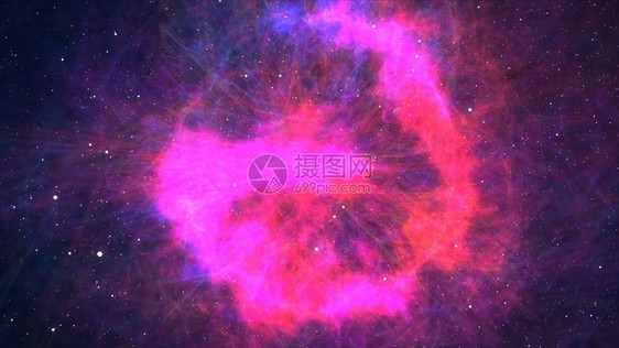 银河系动画接近奇妙和多彩星云现实的银河系图片