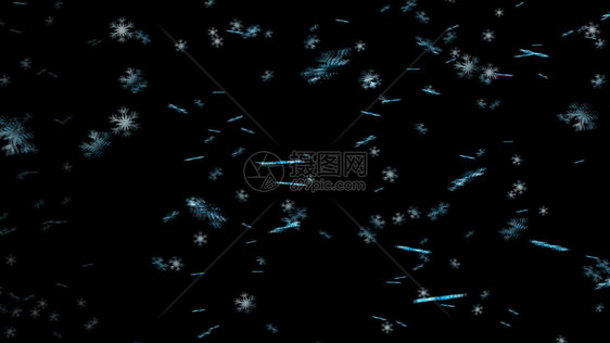 4K3d翻背景现实的雪图片