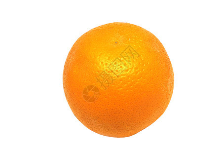 白色背景的新鲜橙子图片