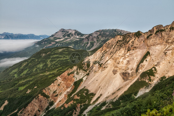 堪察卡的自然景观和卡姆的美堪察卡半岛的风景和美图片