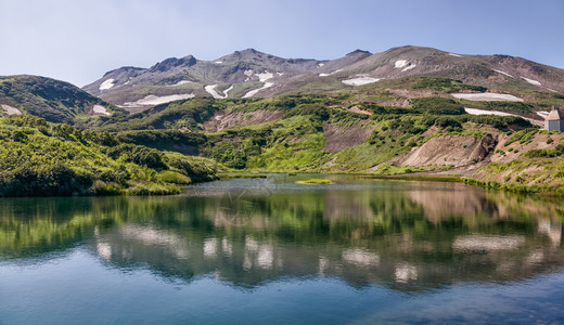 堪察卡的自然景观和卡姆的美堪察卡半岛的风景和美图片