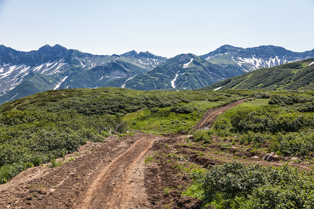 堪察卡的自然景观和卡姆的美堪察卡半岛的风景和美图片