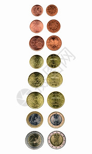 欧元硬币洲联盟货图片