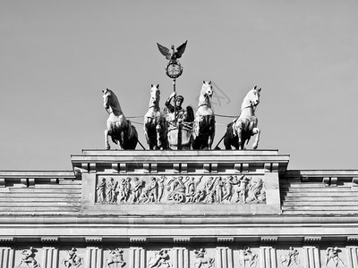 BrandenburgerTor柏林BrandenburgerTor勃兰登堡门德国柏林著名里程碑图片