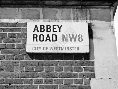 Abbey路联合王国伦敦Abbey路牌NW8英国伦敦图片