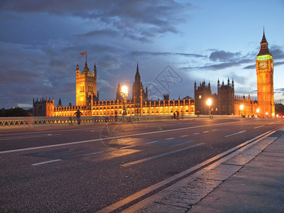 议会众院威斯敏特宫伦敦哥建筑夜间图片