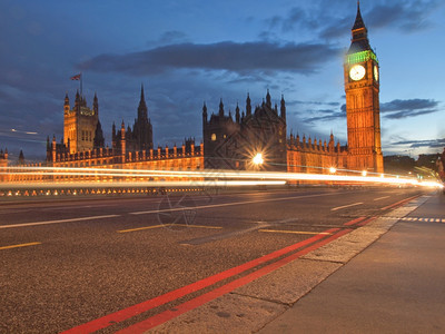 议会众院威斯敏特宫伦敦哥建筑夜间图片