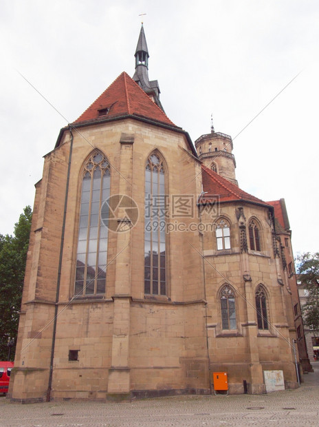 Stiftskirche教堂斯图加特Stiftskirche教堂位于德国斯图加特Schillerplatz图片