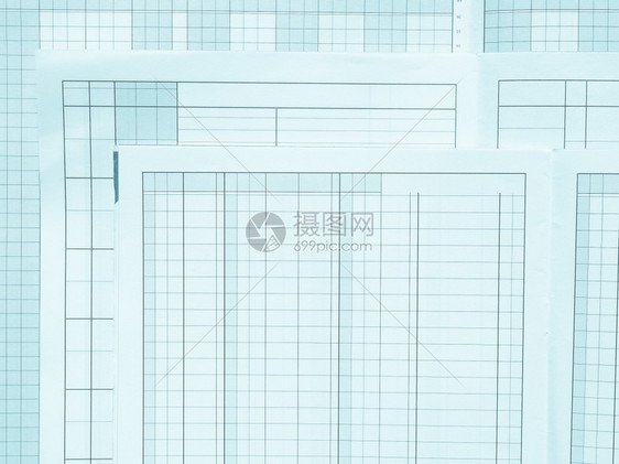 空白表格纸面或商业文件冷却的西诺型图片