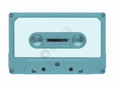 磁带用于录音隔绝于白色背景凉西诺型图片