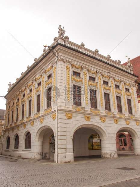 旧证券交易所是德国莱比锡最古老的巴洛克建筑之一图片
