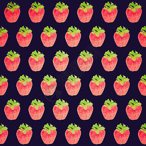 草莓背景水果作为无缝背景很有用图片