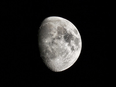 Waxing浮游月亮高动态范围HRD图像图片
