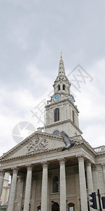 圣马丁教堂伦敦圣马丁教堂位于联合王国伦敦Trafalgar广场Fields的圣马丁教堂图片