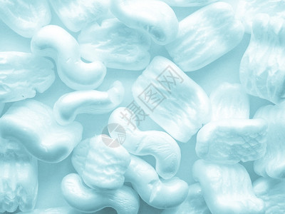 膨胀聚苯乙烯珠用于包装背景的膨胀聚苯乙烯珠冷硅型图片