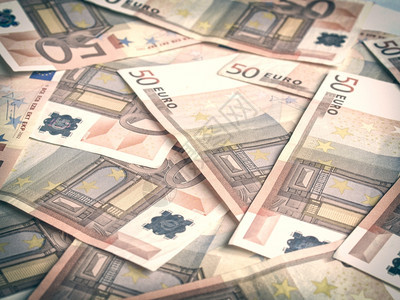 重新审视欧元银行本币背景图片