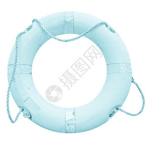 救生艇海上安全命浮标脱离白色背景冷却的cylano型图片