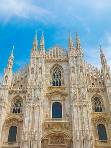 DuomodiMilo意指大利米兰教堂图片